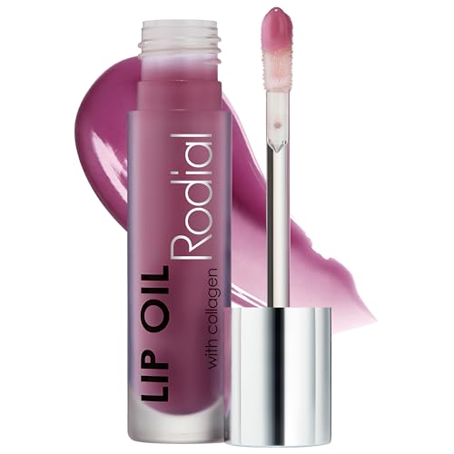 Grape Lip Oil with Collagen & Nourishing Botanical Oils - Hydrating Vegan Lip Gloss
