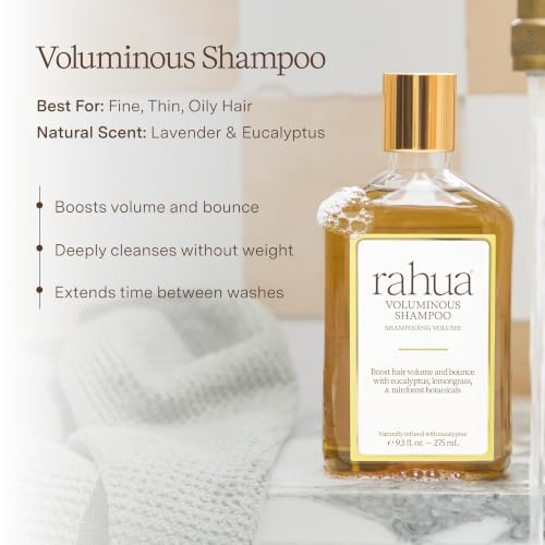 Rahua Voluminous Shampoo 9.3 Fl Oz - Natural Hair Care for Fine to Medium Hair