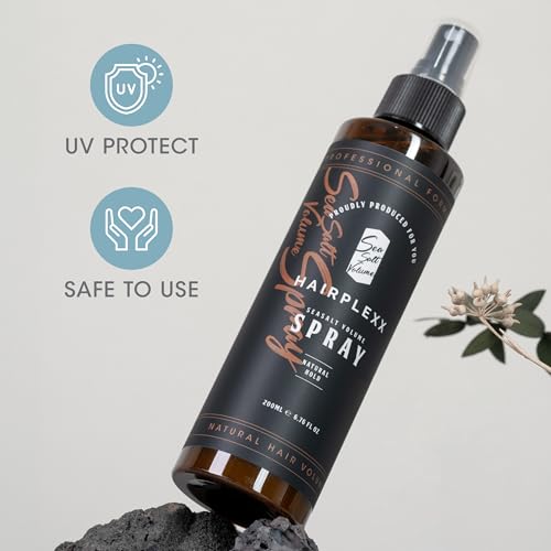 Sea Salt Spray for Beach Waves & Volume - 6.76 Fl Oz Pack of 2 - Hairplexx
