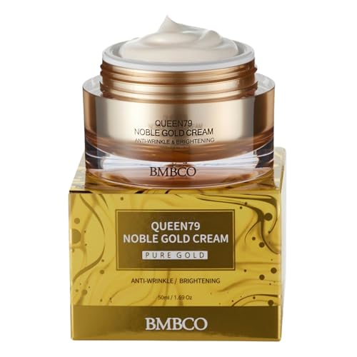BMBCO Collagen Face Cream ? Anti Aging Firming Moisturizer with 24K Gold, Hyaluronic Acid & Peptides | Hydrating Day & Night Cream for Face & Neck | 1.69 fl oz (50 ml)