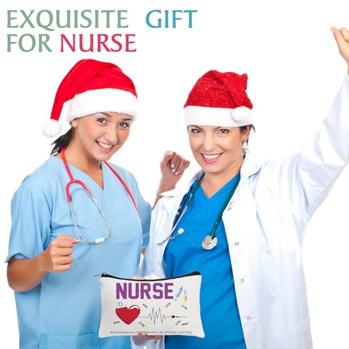 30 Pcs Nurse Gift Canvas Makeup Bags Set - Survival & Appreciation