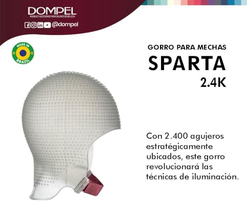 Silicone Hair Highlight Cap with 2,400 Holes - Reusable, Adjustable Fit