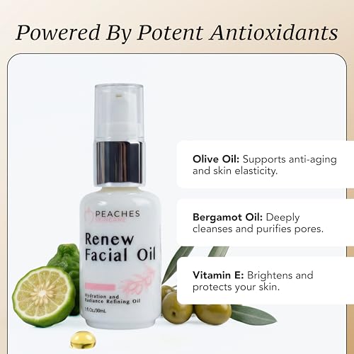 Face Oil with Squalene & Grape Seed Oil - Hydrating & Elasticity Support 1 oz