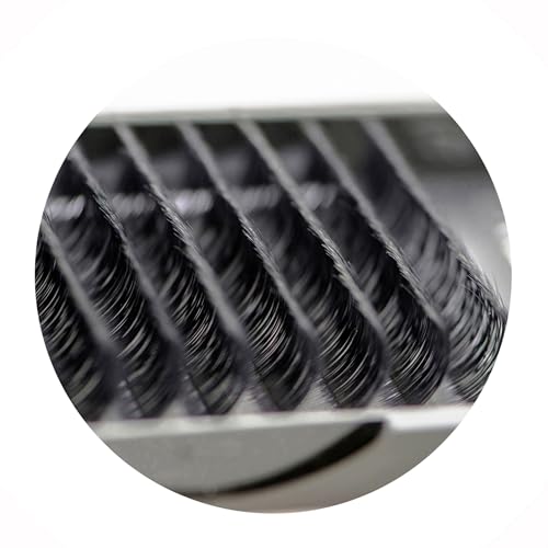 Lash Extensions 0.25mm Thickness J Curl 9mm Length Volume Individual Semi-Dull Black Eyelashes For Eyelash Extensions (0.25,J,9mm)