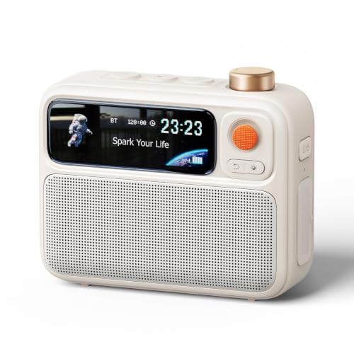 White Noise Machine with Bluetooth Speaker & Alarm Clock - Bedside Relaxation