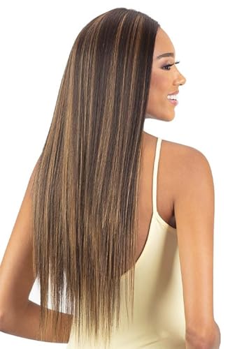 Mayde Beauty Bloom Straight Weave Hair Bundle with Closure - 4PCS Jet Black 18-22 Inches