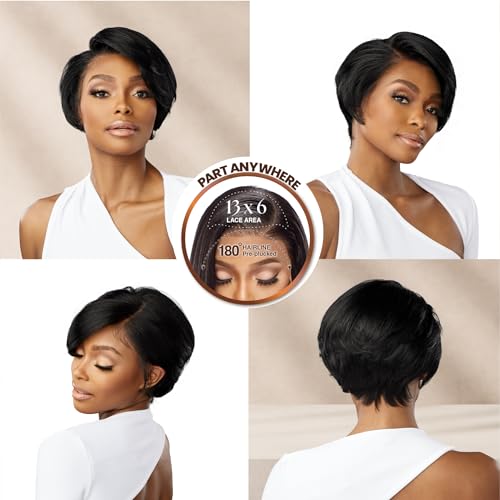 Sensationnel Bare Lace 13x6 Wig-Unit - 1B OffBlack, Pre-Plucked, Glueless