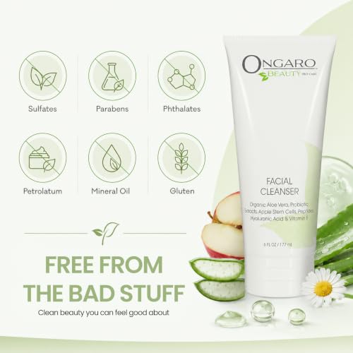 Gentle Hydrating Face Wash for Dry Oily & Sensitive Skin - 6 fl oz