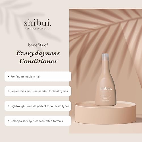 SHIBUI Peach & Babassu Oils Daily Conditioner 12 Fl Oz - Nourishing Hair Care