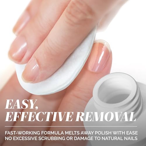 LONDONTOWN Acetone-Free Nail Polish Remover ? Fast-Acting, Gentle Formula with Vitamins A & E, Removes Glitter & Dark Polish, Strengthens & Hydrates Nails, 4 fl oz each, Pack of 2