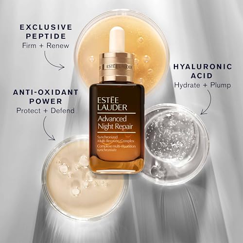 Advanced Night Repair Eye & Face Serum Set - Travel Sizes for Brightening & Hydrating