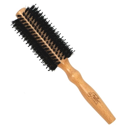 Natural Beechwood Hairbrush with Boar Bristles - Ergonomic Styling & Curling Tool
