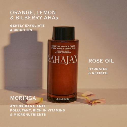 Gentle Exfoliating Toner with Vitamin C & AHA for Glowing Skin - 4 fl oz