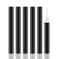 3ml Empty Nail Oil Pen with Brush, Twist Pen for Tooth Whitening, Gel Lip Gloss Container, Eyelash Growth Liquid Tube(Black, 6PCS)
