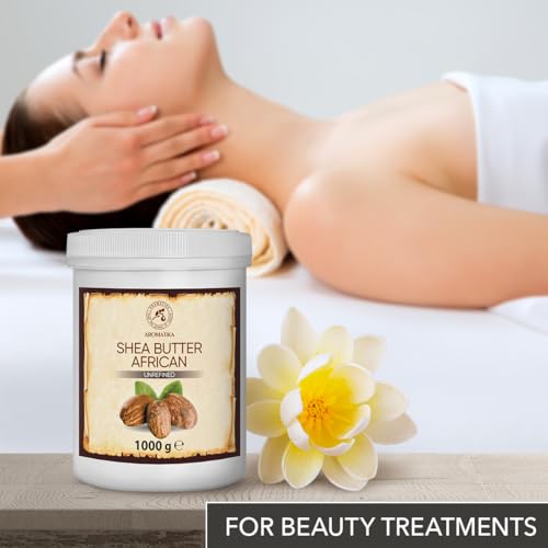 Pure Shea Butter 35 Oz - Unrefined Cold Pressed Natural Body & Hair Moisturizer - Ghana Origin - Variation of THIS listing 35.2 Ounce