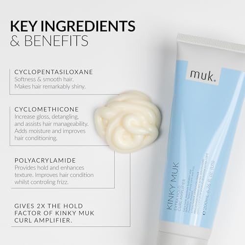 Kinky Extra Hold Curl Amplifier - Firm Hold Curl Cream for Frizz Control