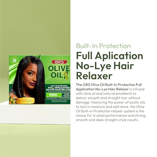 ORS Olive Oil Hair Relaxer Full Application No-Lye Normal Strength - Pack of 4 (Variation 4)