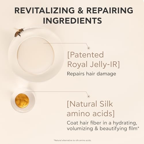Revitalizing Hair Shampoo with Royal Jelly & Natural Silk Amino Acids - Sulfate & Silicone Free