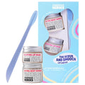 100% Natural Lip Scrub and Lip Mask Vegan Conditioning Coconut Lip Exfoliator - Gentle Exfoliant Sugar Lip Polish Lip Exfoliator Scrubber for Chapped and Dry Lips (Original 3pc Set)