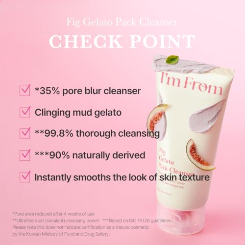 I'm From Fig Gelato Cleansing Pack & Pore Mask for All Skin Types
