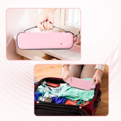 Travel Case for Hair Straighteners - Pink Compatibility with GHD & BaBylissPRO