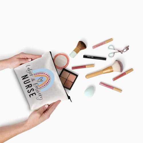 XYANFA Labor And Delivery Nurse Cosmetic Bag L&D Nurse Gift Lifeline Gift Superhero Nurse Gift Nicu Nurses Week Gift