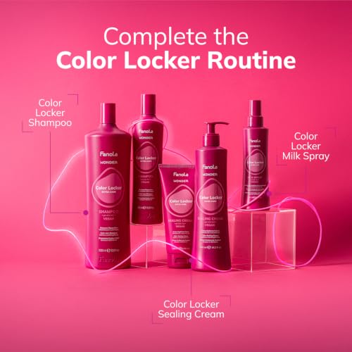 Fanola Wonder Color Locker Moisturizing Shampoo 33.8 oz - Color Safe & Hydrating (Pack of 1)