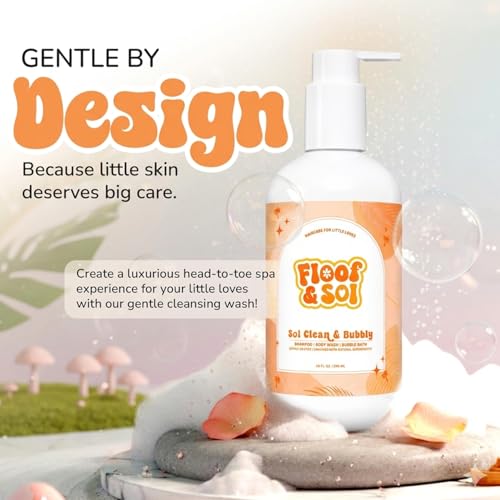 Baby Tear-Free Shampoo & Body Wash 10 Oz - Gentle Sensitive Skin