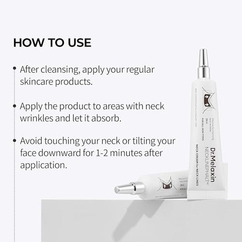 Dr. Melaxin Necklinephalt Neck Cream Neck Care, Volume Lifting, Hali, Needle Beauty, Beauty Needle