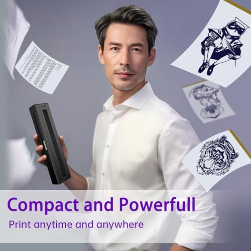 Portable Tattoo Stencil Printer Machine - Wireless Thermal Transfer for Artists & Enthusiasts