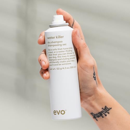 EVO Water Killer Dry Shampoo Brown 4.3oz - Absorbs Oil & Adds Volume