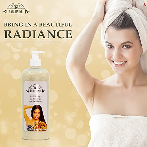 OMIC Organic Tamarind Body Wash 33.8 Fl Oz Pack of 2 - Exfoliating with Tamarind Oil & Shea Butter