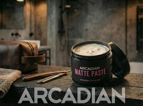Men's Matte Hair Clay with Strong Hold & Natural Finish - Vegan 4oz