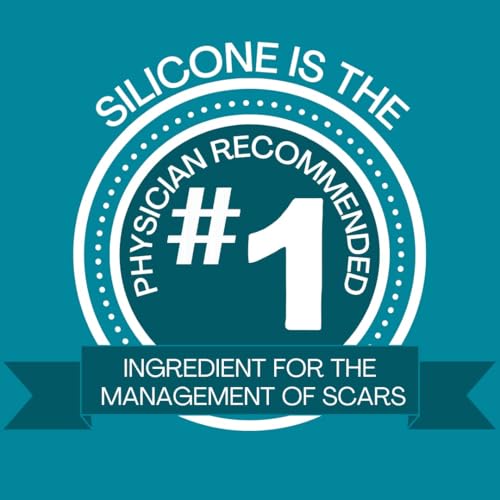 Silicone Scar Treatment Sheets for Old and New Scars 2-Pack, 1 x 6 Inches