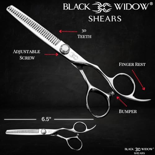 Professional Hair Cutting Shears & Thinning Scissors Kit 6" Japanese Steel