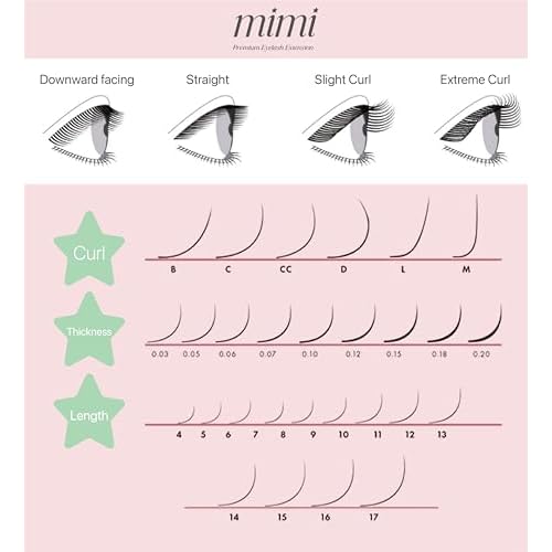 Soft Natural Lash Extensions C/J/D Curl 0.15 0.20 9-14mm For Professional Salons | Lightweight Cashmere Mixed & Single Length (0.15-C-9-14mm)