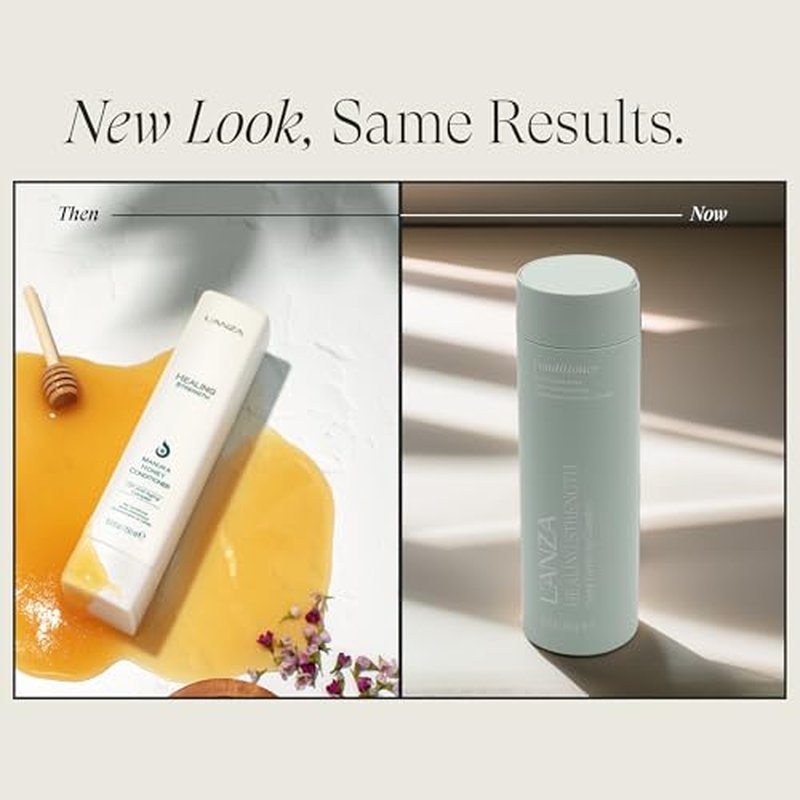 L'ANZA Healing Strength Conditioner, Anti Aging Daily Conditioner, Strengthens & Repairs Damaged Hair, Moisturizes, Detangles, Adds Shine, Color Safe, Anti-Humidity, Sulfate Free