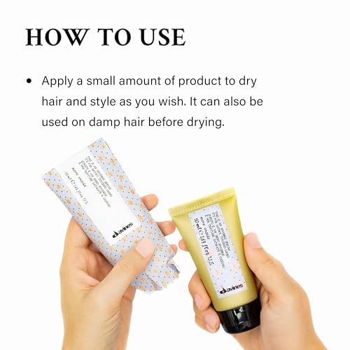 Davines This Is An Invisible Serum, Light Hold Anti-Frizz & Satiny Look - Soft Texture & Separation - Creates Casual "Undone" Styles, Travel Size, 1.69 Fl Oz