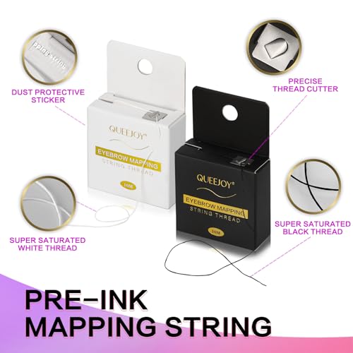 Eyebrow Mapping Kit with 62-Piece Professional Brow Shaping Tools Set