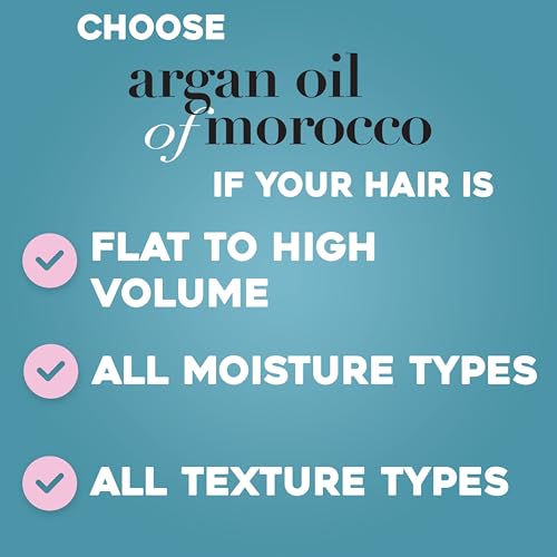 OGX Renewing Argan Oil of Morocco Shampoo Pack of 2 - Damage Repair & Strengthening, 25.4 Fl Oz Each