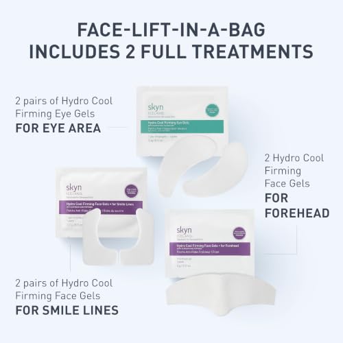 skyn ICELAND Facelift in-a-Bag Face Patches, Peptides & Coenzyme Q10,