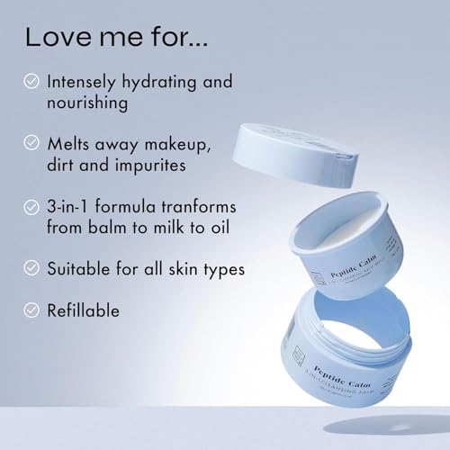 The Beauty Crop Peptide Cleansing Balm Refill - Nourishing & Hydrating - 100 ml