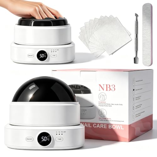 Electric Nail Soaking Bowl with Precise Temperature Control 86-140°F