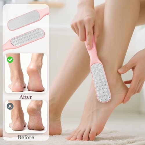 Pink Silicone Body & Scalp Brush Set - 8PCS Personal Care Kit