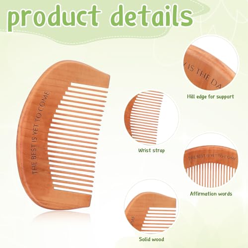20 Sets Birthing Comb Labor Pain Relief with Affirmation Cards - Pregnancy Stress Relief Gift