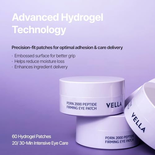 Salmon PDRN Hydrogel Eye Patches for Hydration and Firmness - 60 Pcs