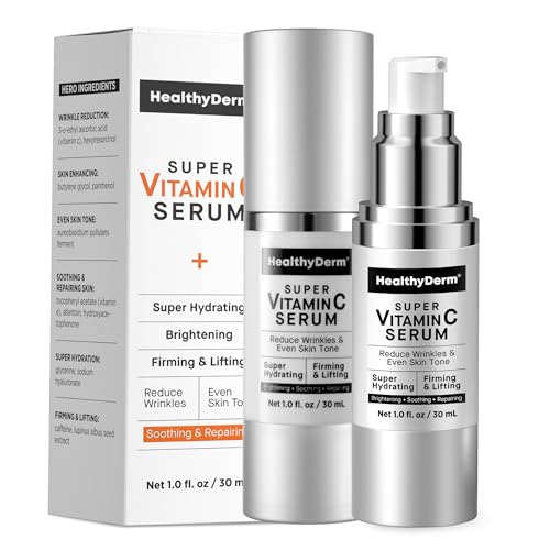 Vitamin C Serum for Women Over 70 - Hydrating, Lifting & Wrinkle Reduction 1 Oz Pack of 2