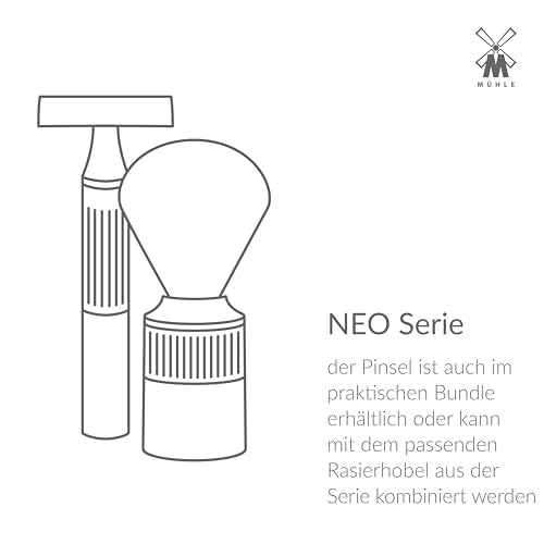 Black MÜHLE NEO Safety Razor - Double Edge, Eco-Friendly, Reusable, for Men & Women
