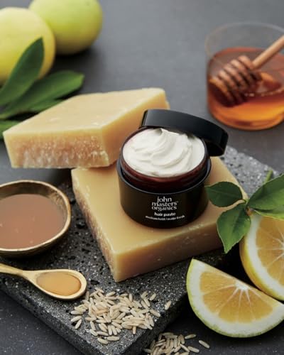 Organic Hair Paste with Honey & Beeswax - Matte Finish, 2 oz