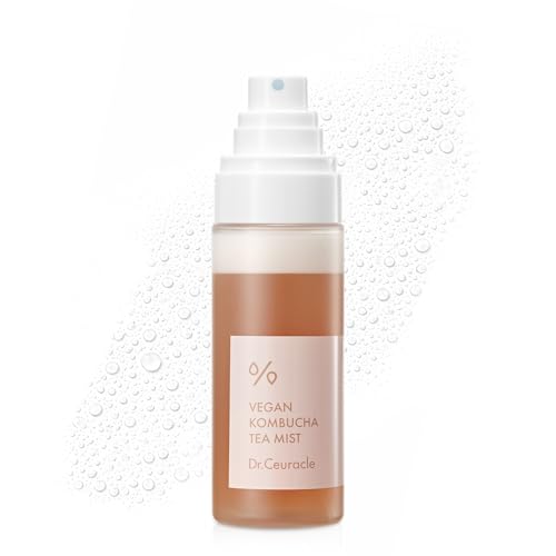 Vegan Kombucha Tea Face Mist - Hydrating Skin Spray with Niacinamide & Probiotics